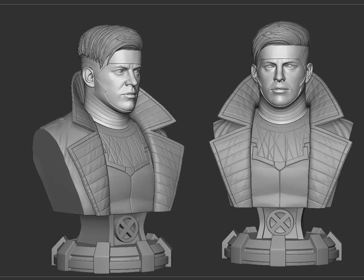 Channing Tatum - Gambit Bust 3D print model_0