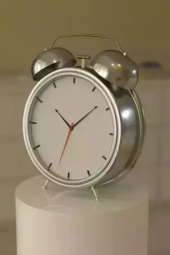 Analog Alarm Clock 3D model