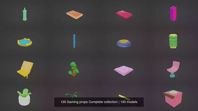 130 Gaming props Complete collection