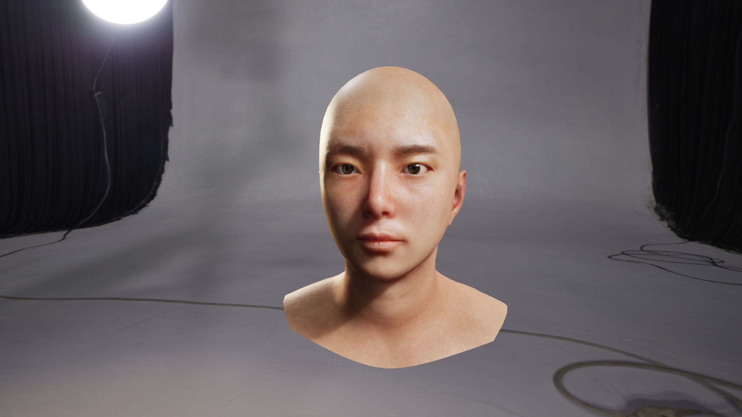 Modular Character - Asian Business Man - MY2 Low-poly 3D model_10