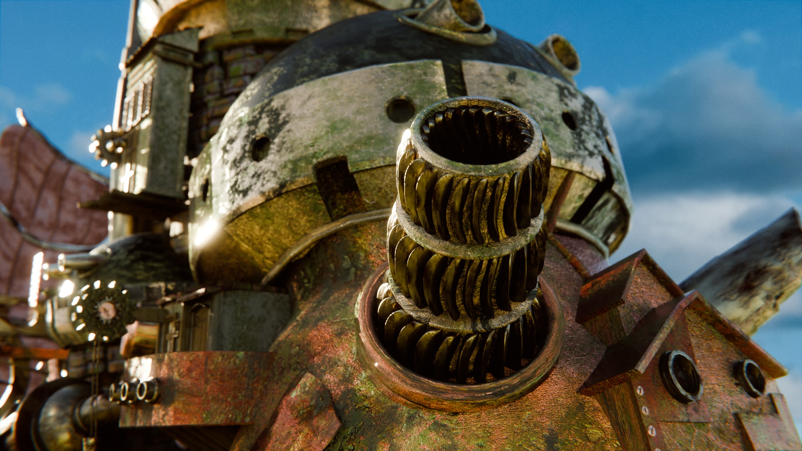 Howls Moving Castle Fully Custom Rigged Studio Ghibli 3D Model  3D model_11