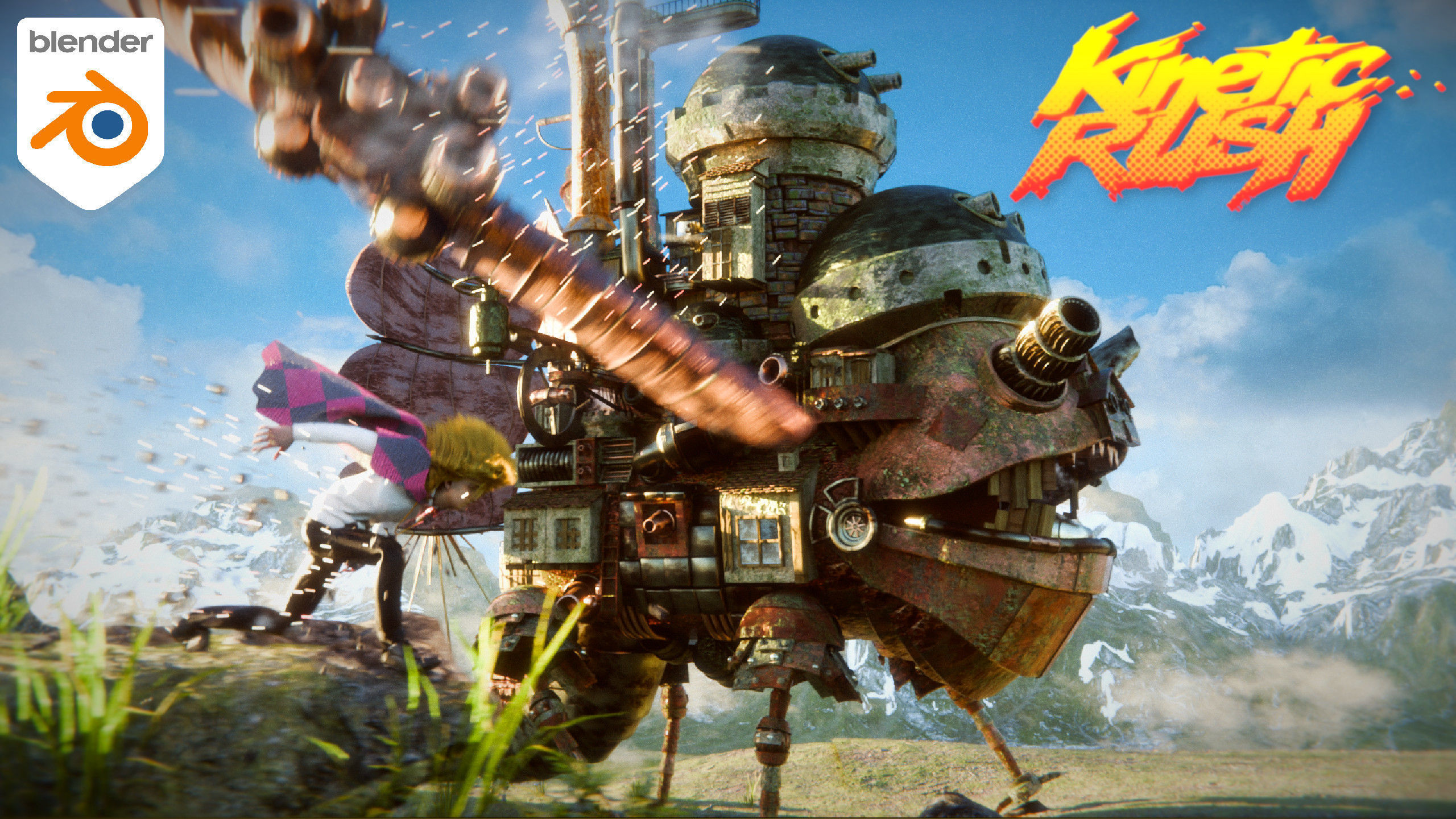 Howls Moving Castle Fully Custom Rigged Studio Ghibli 3D Model  3D model_6