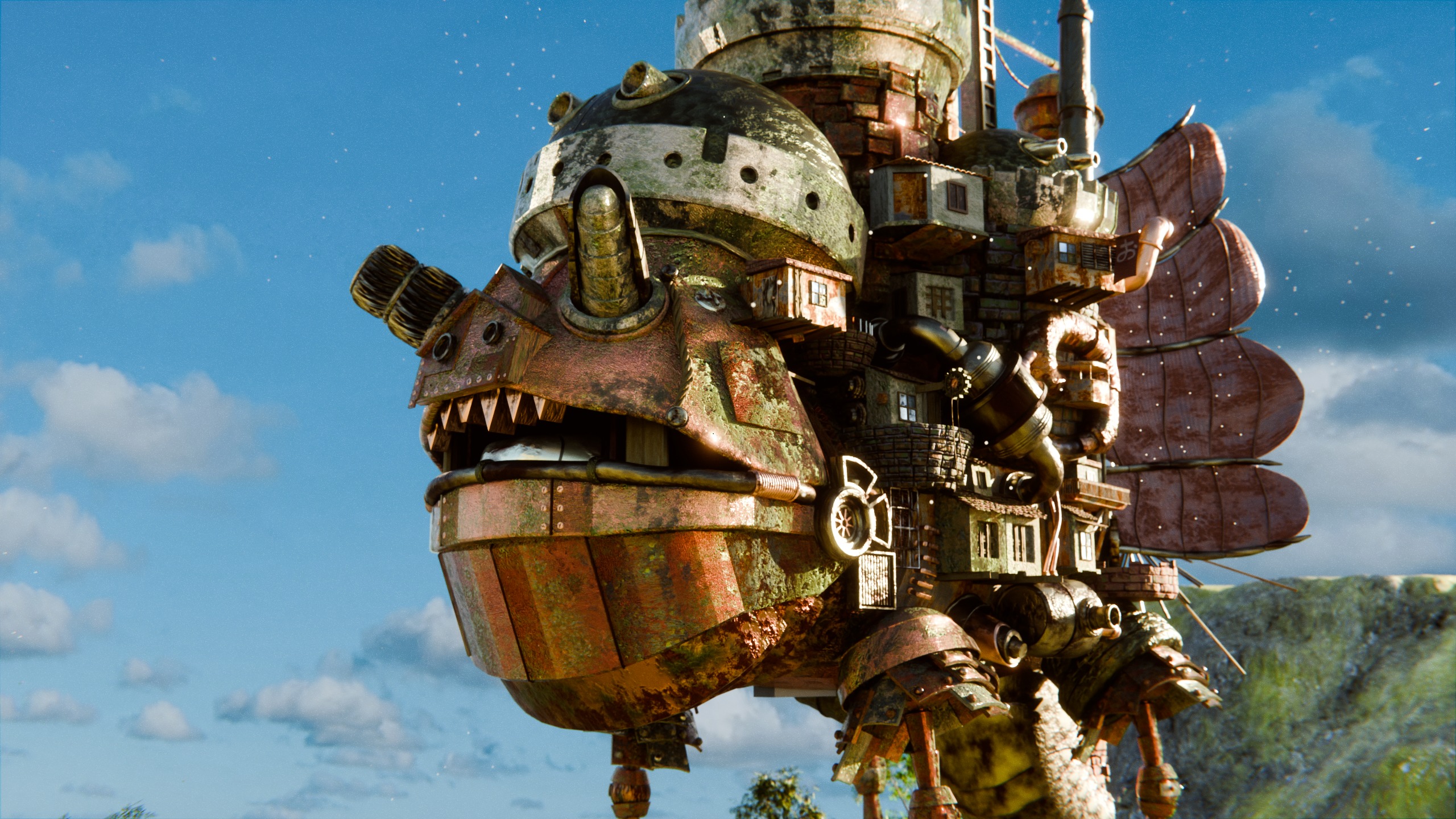 Howls Moving Castle Fully Custom Rigged Studio Ghibli 3D Model  3D model_2