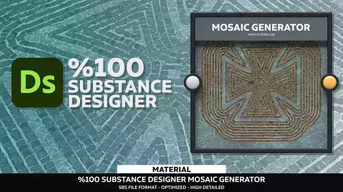 Substance Designer Mosaic Generator