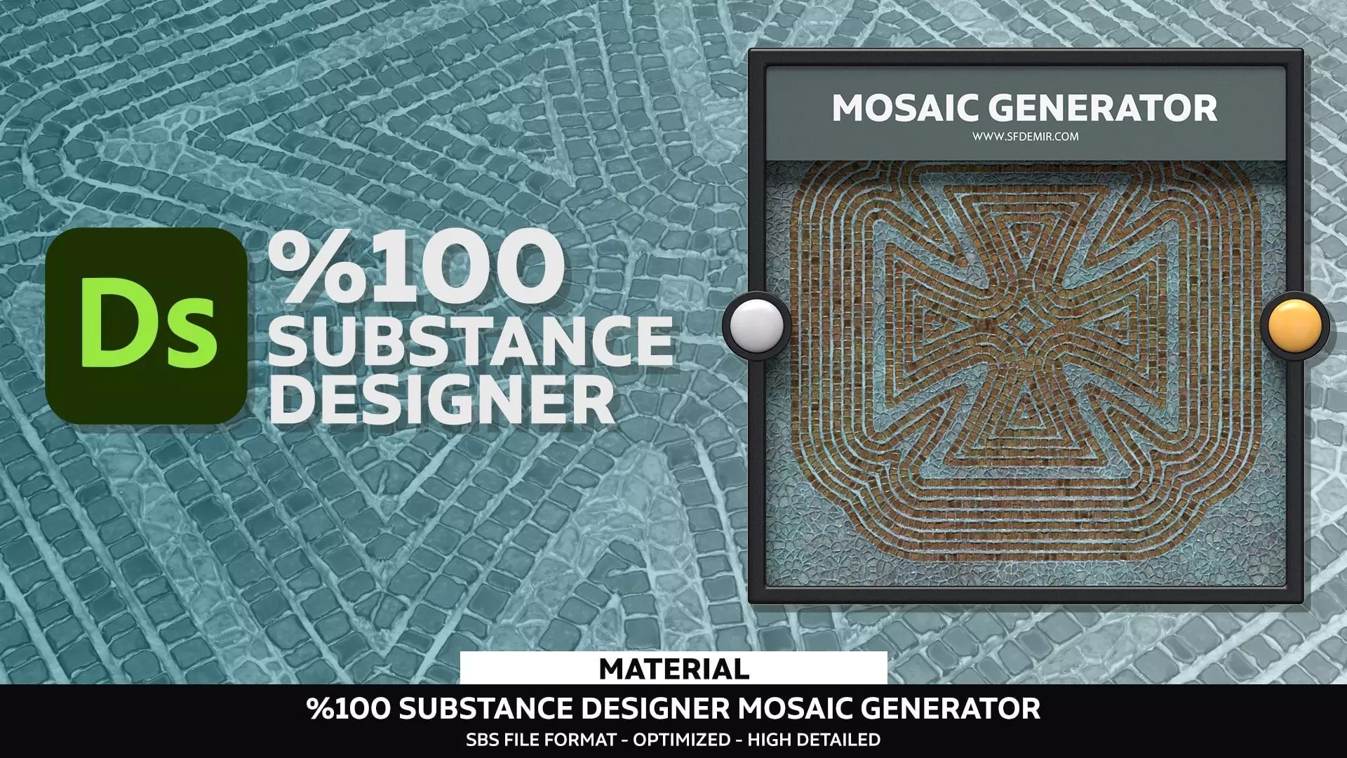 Substance Designer Mosaic Generator Texture