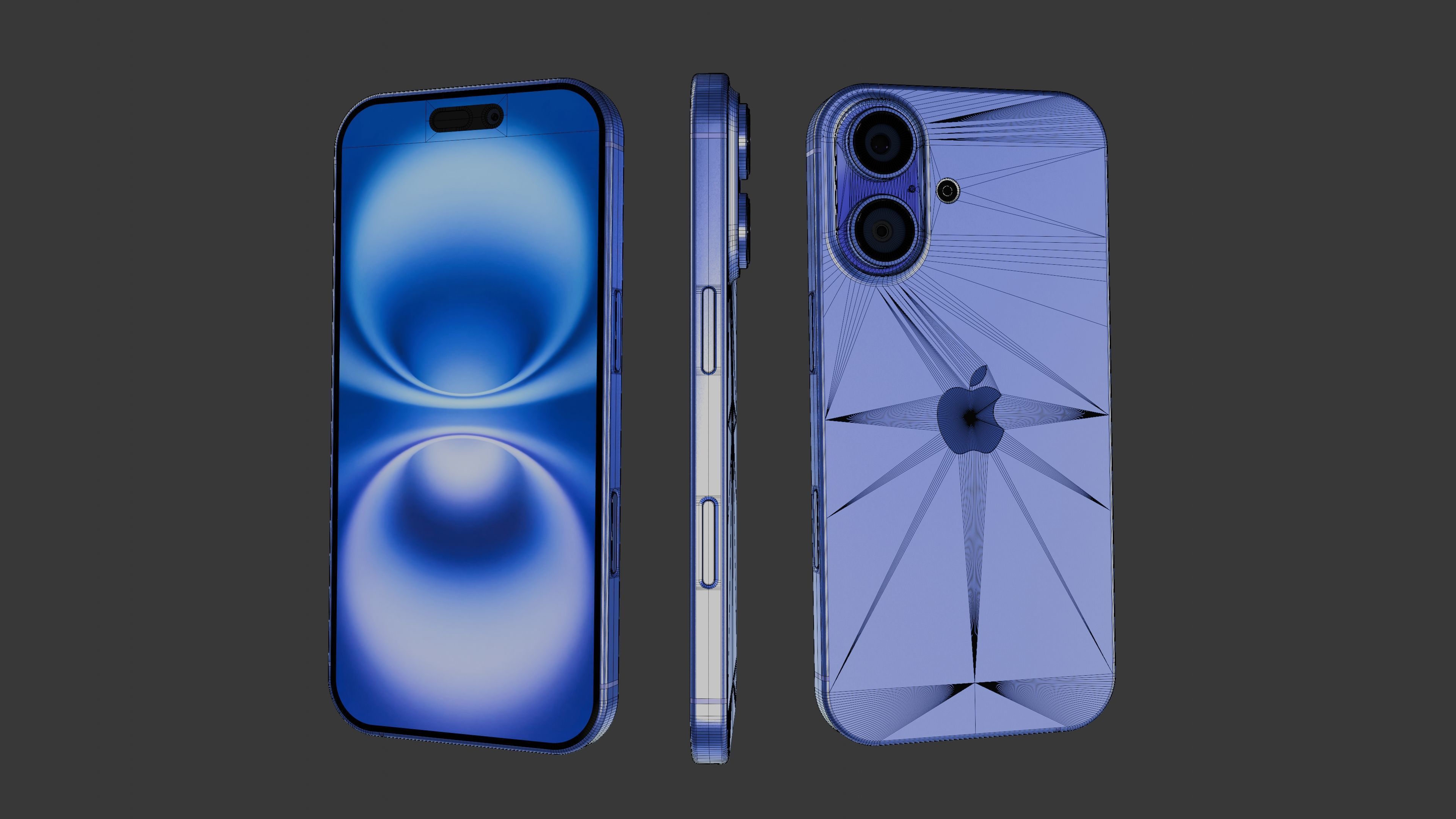 Apple iPhone 16 3D model_11
