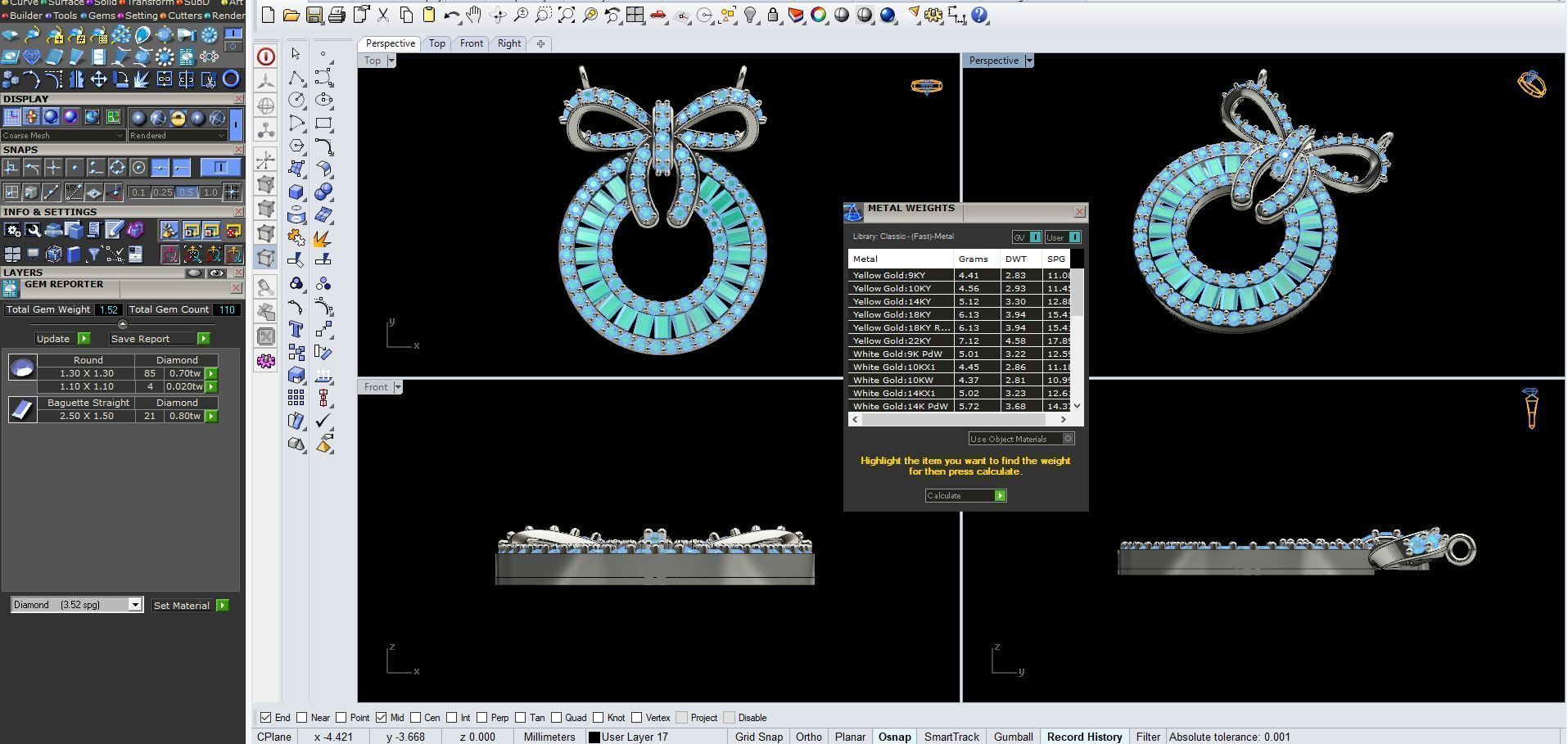 necklace 3D print model_3