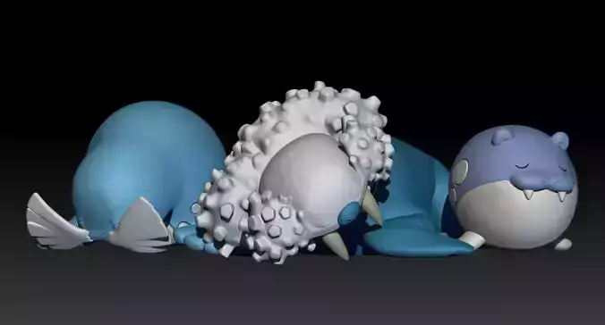 Pokemon Spheal Sealeo Walrein