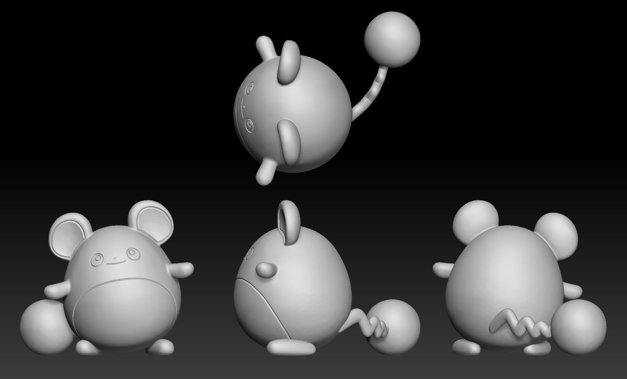 Pokemon Watcher Tracey Sketchit 3D print model_5