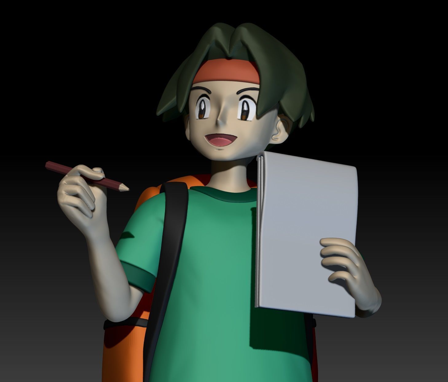 Pokemon Watcher Tracey Sketchit 3D print model_2
