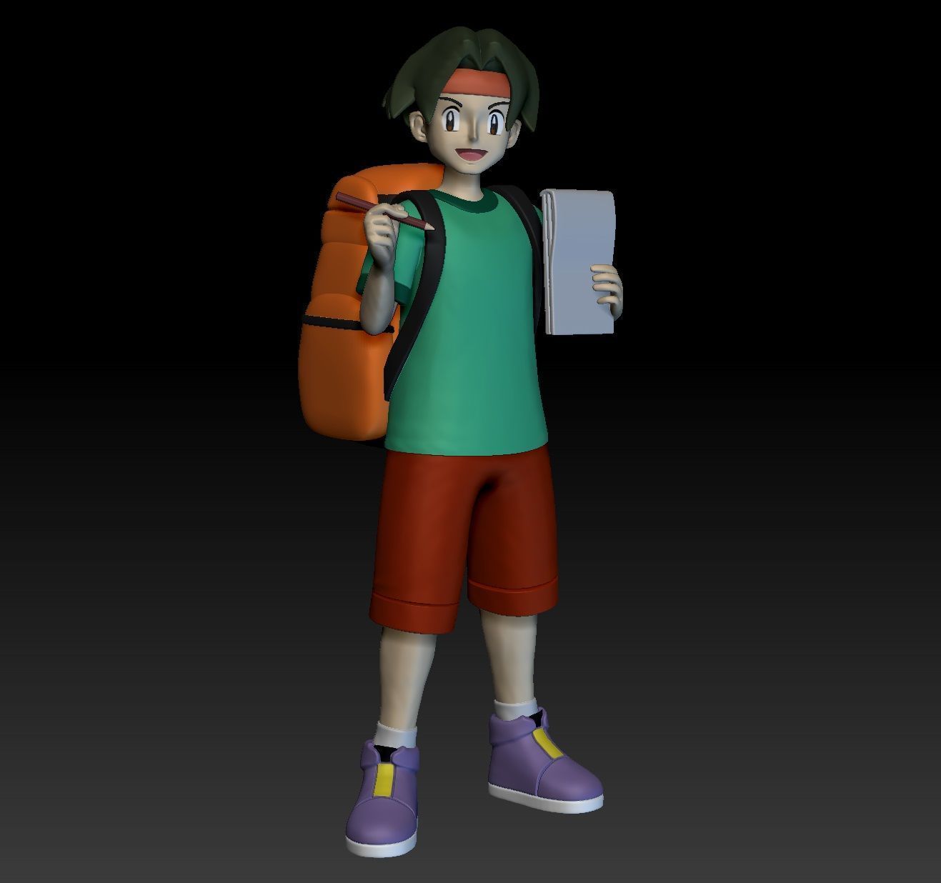 Pokemon Watcher Tracey Sketchit 3D print model_1