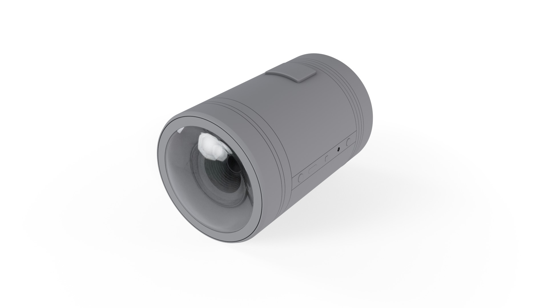 360 Camera Low-poly 3D model_3