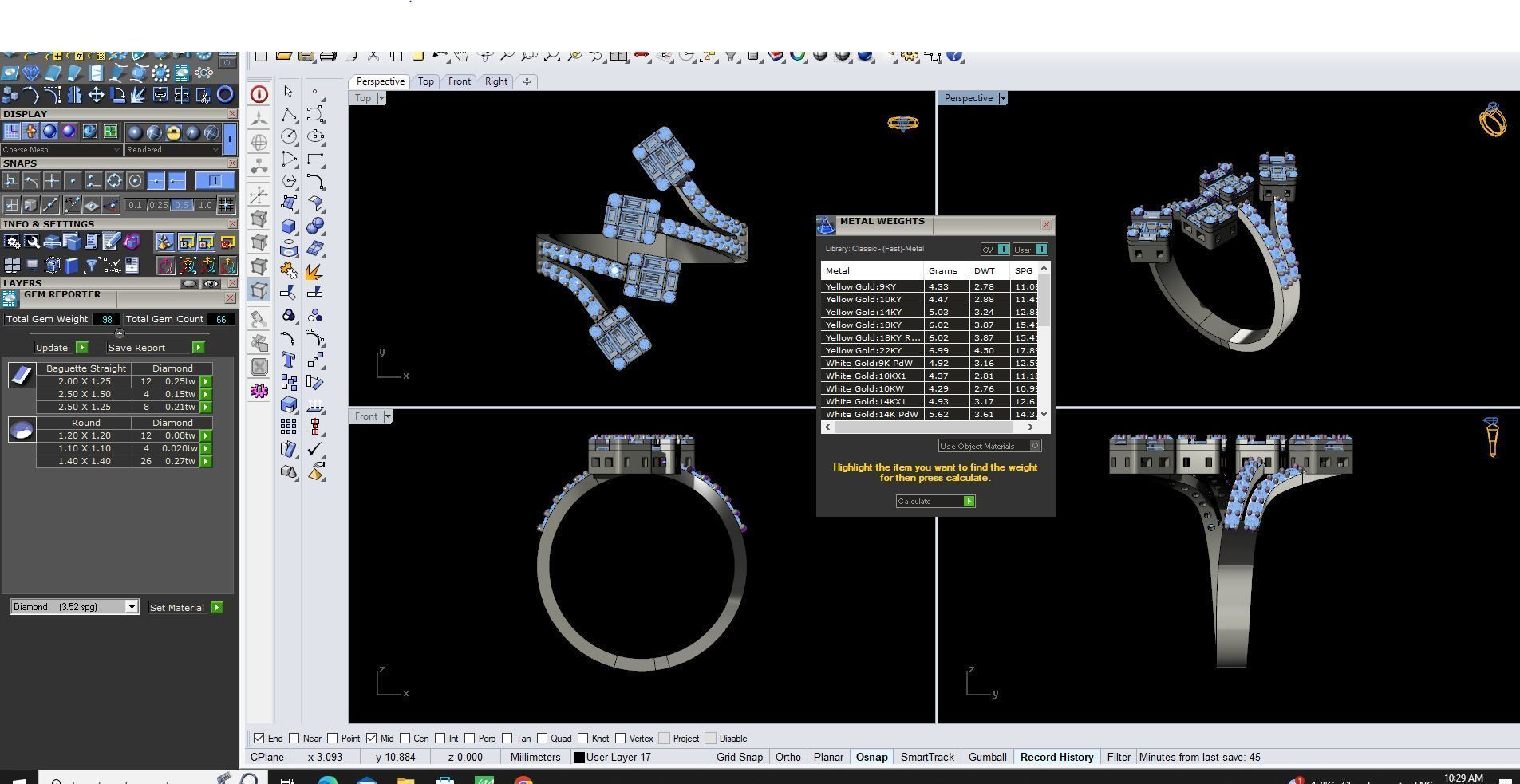 ring wedding 3D print model_5