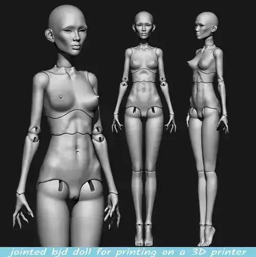 Iren - 3D bjd doll Enchanted Doll Marina Bychkova Luts Doll 3D print model