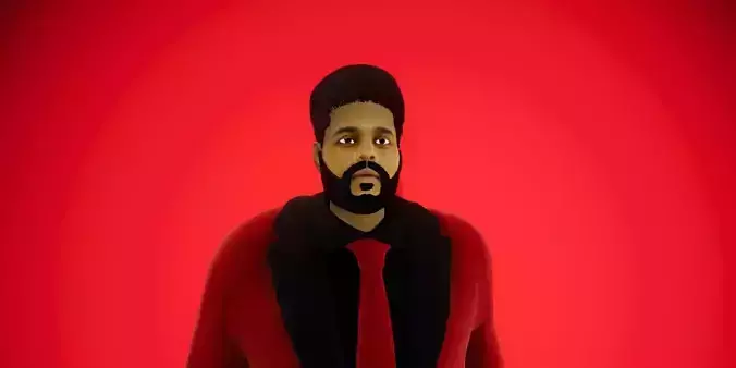 The Weeknd 3D model