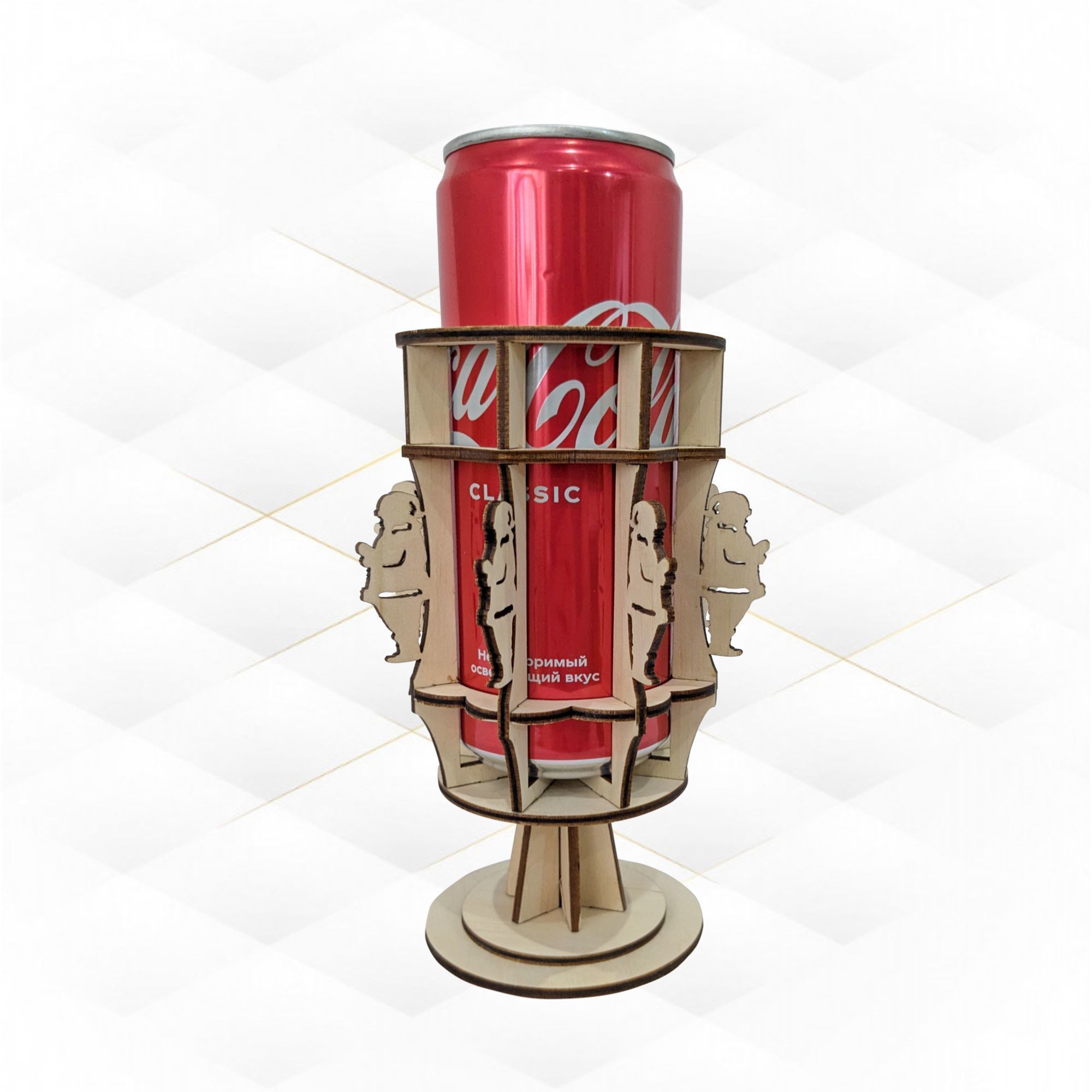 Christmas stand holder laser cutting design 3D print model_1