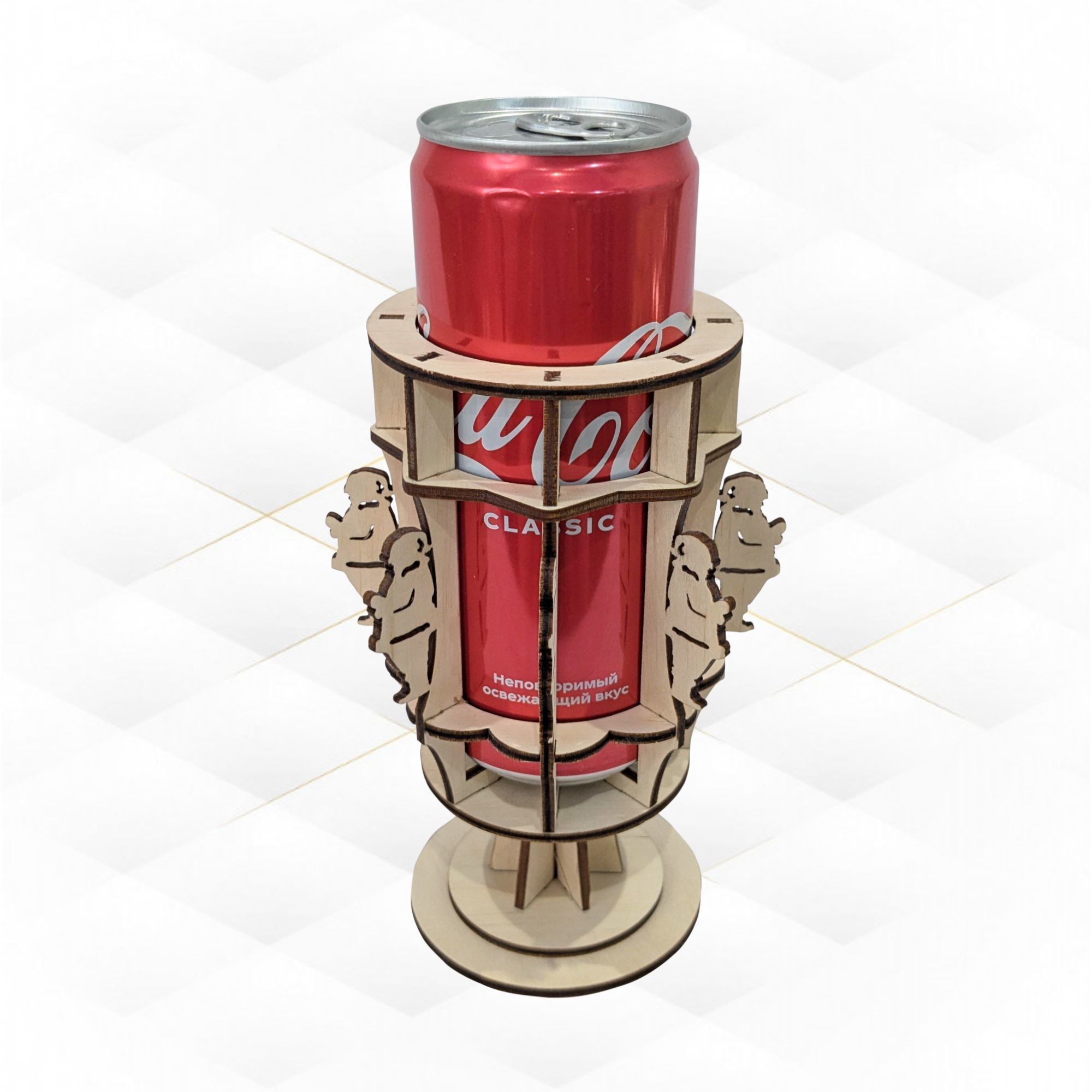 Christmas stand holder laser cutting design 3D print model_2