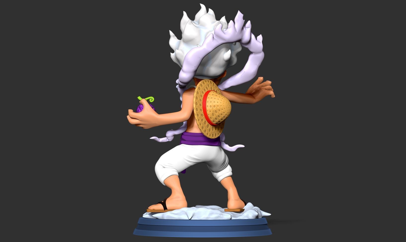 Kid Luffy Gear 5 3D print model_6