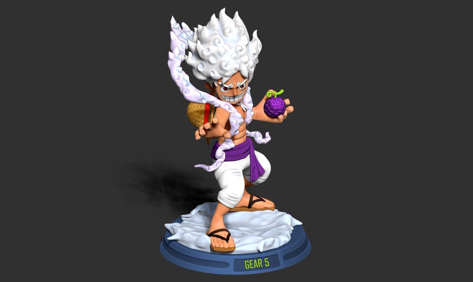 Kid Luffy Gear 5 3D print model_19