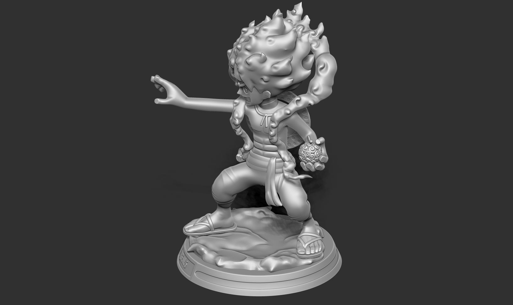Kid Luffy Gear 5 3D print model_20