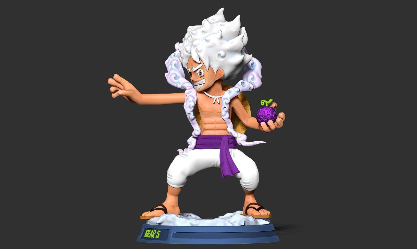 Kid Luffy Gear 5 3D print model_13