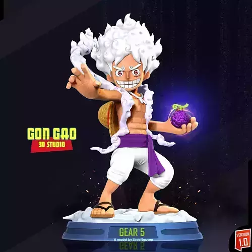 Kid Luffy Gear 5