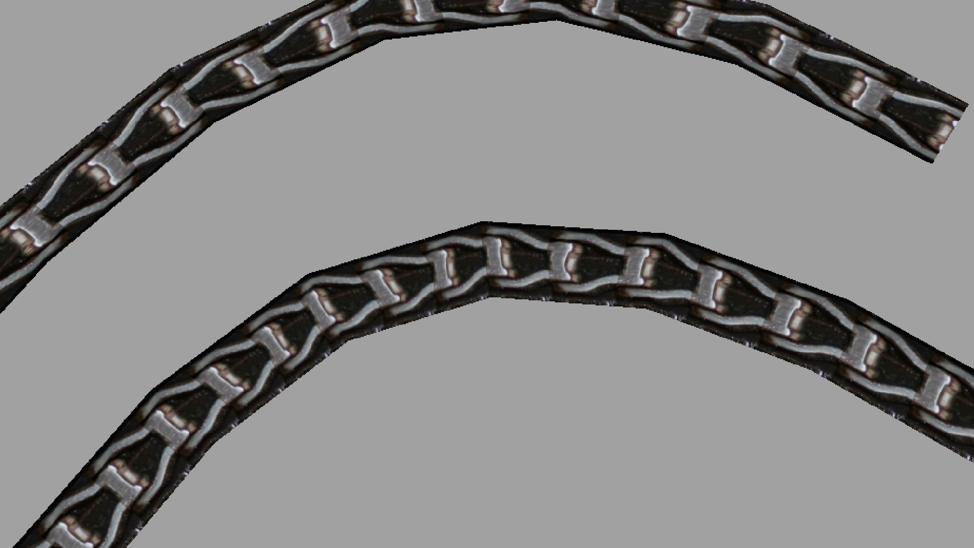 Chain Lowpoly Texture Low-poly 3D model_1