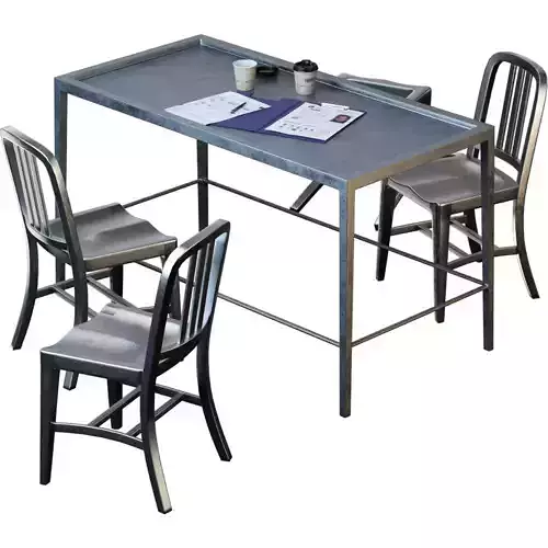 Metal Table Set