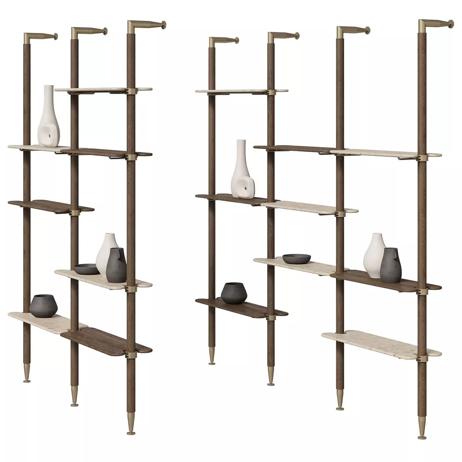 Baxter Lloyd bookcase wall mount 3D model