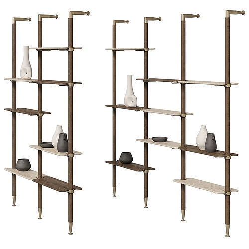 Baxter Lloyd bookcase wall mount 3D model