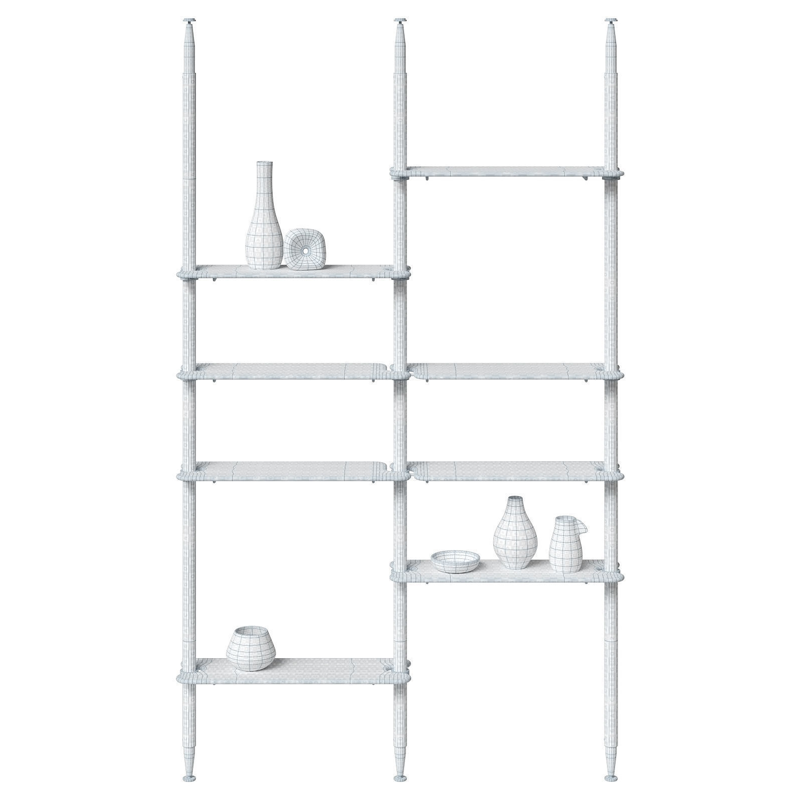 Baxter Lloyd bookcase 3D model_9