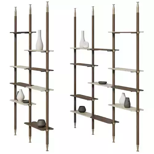 Baxter Lloyd bookcase 3D model