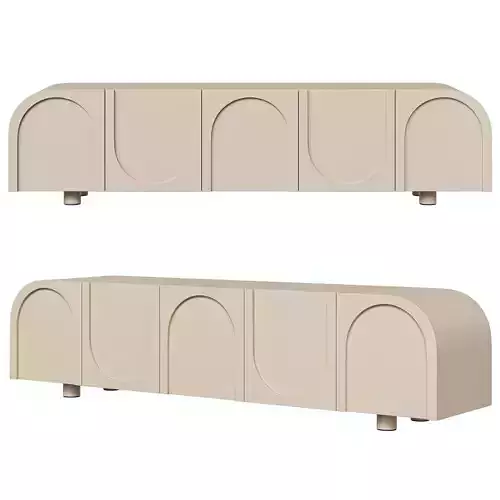 Ana Roque TV stand Wave 3D model