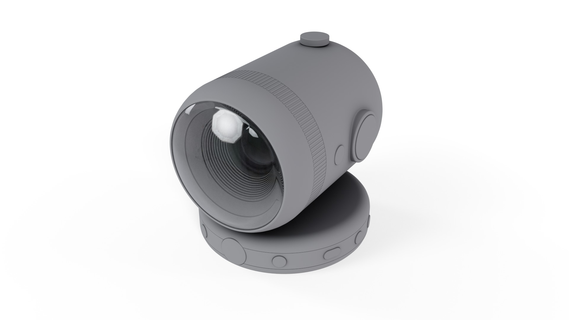 360 Camera Low-poly 3D model_4