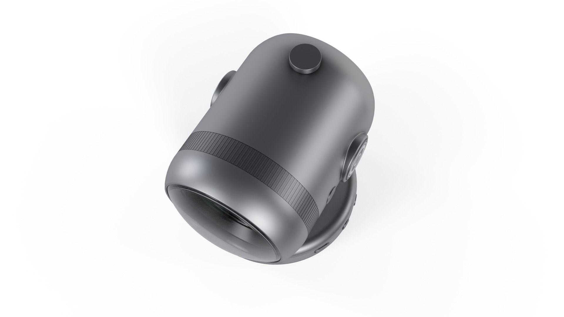 360 Camera Low-poly 3D model_3