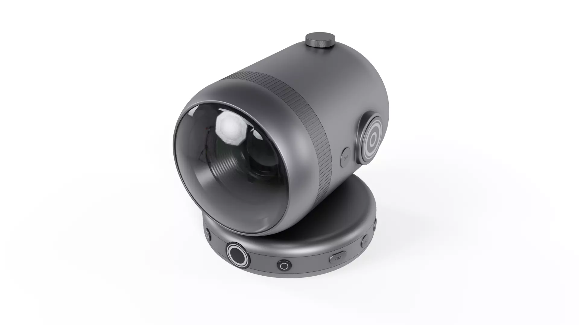 360 Camera Low-poly 3D model_0
