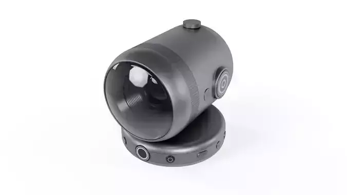 360 Camera Low-poly 3D model