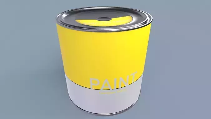 Paint Can Yellow 