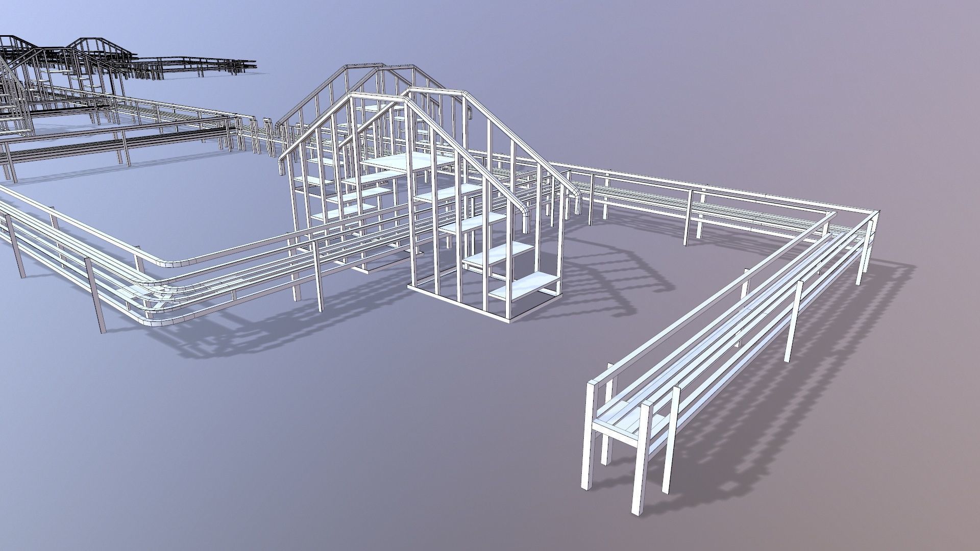 Industrial Platform 3D model_12