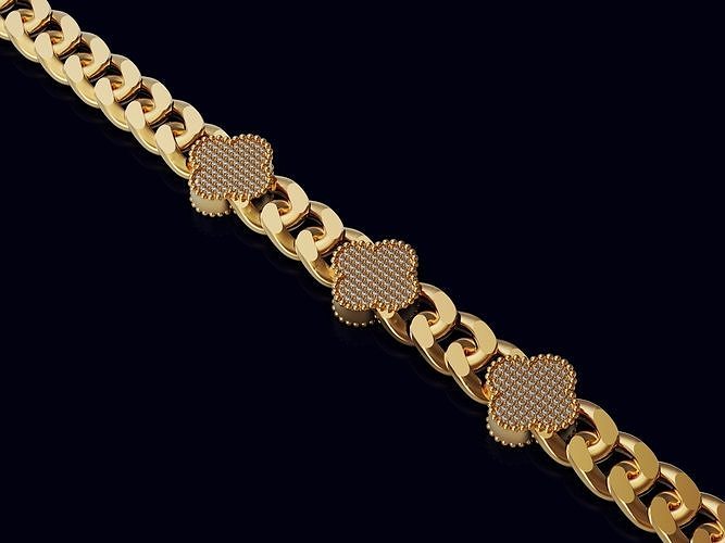 cuban chain 3D print model