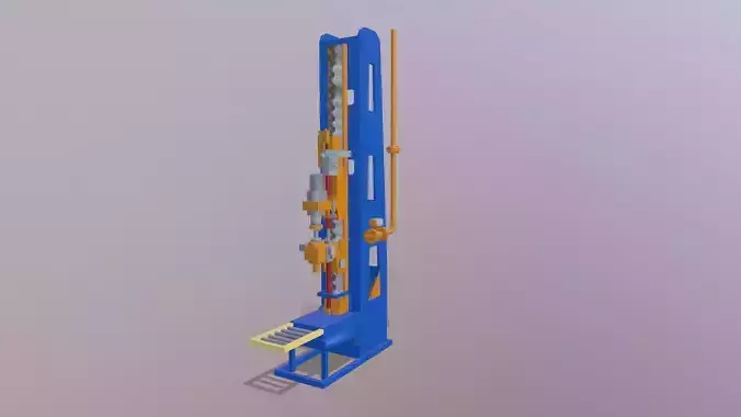 Cylinder Filling Machine 3D model