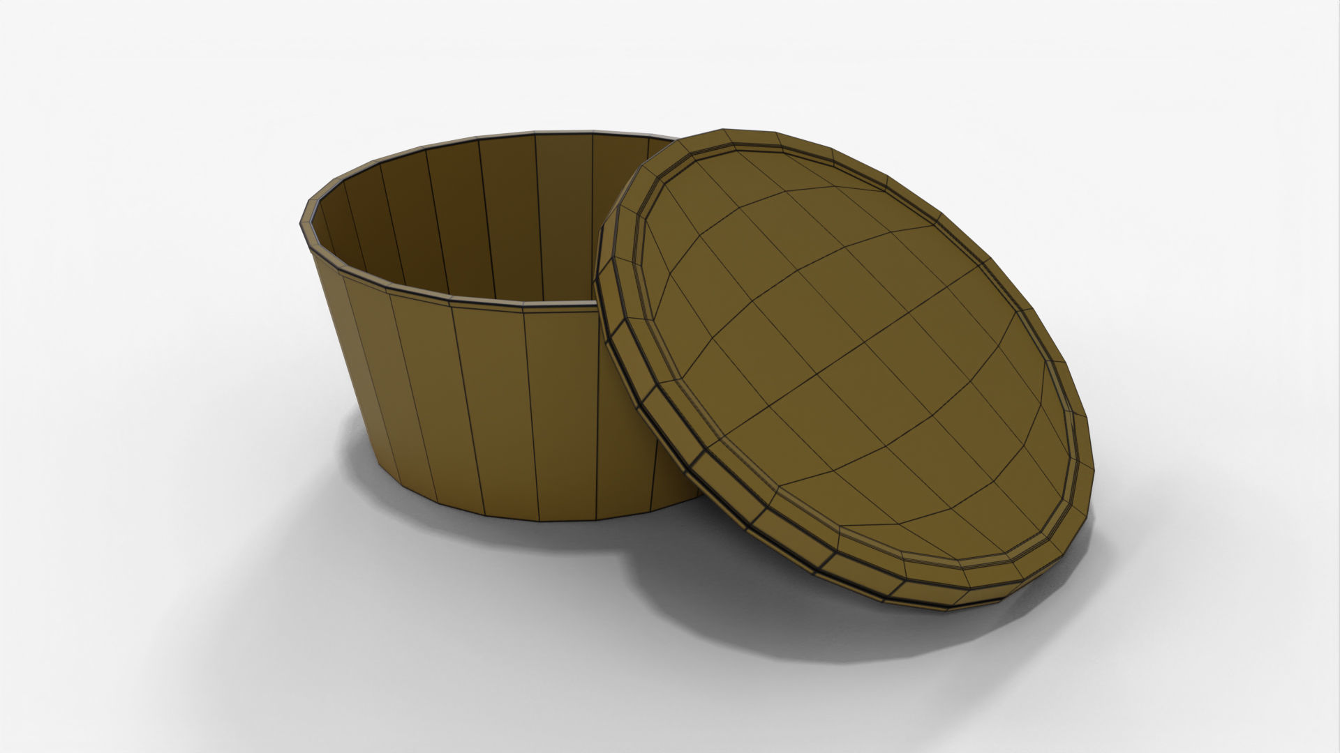 Paper Soup Cup - 26oz Open 3D model_14