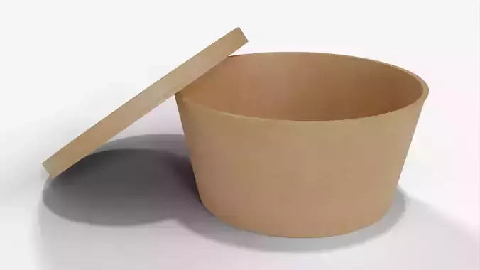 Paper Soup Cup - 26oz Open