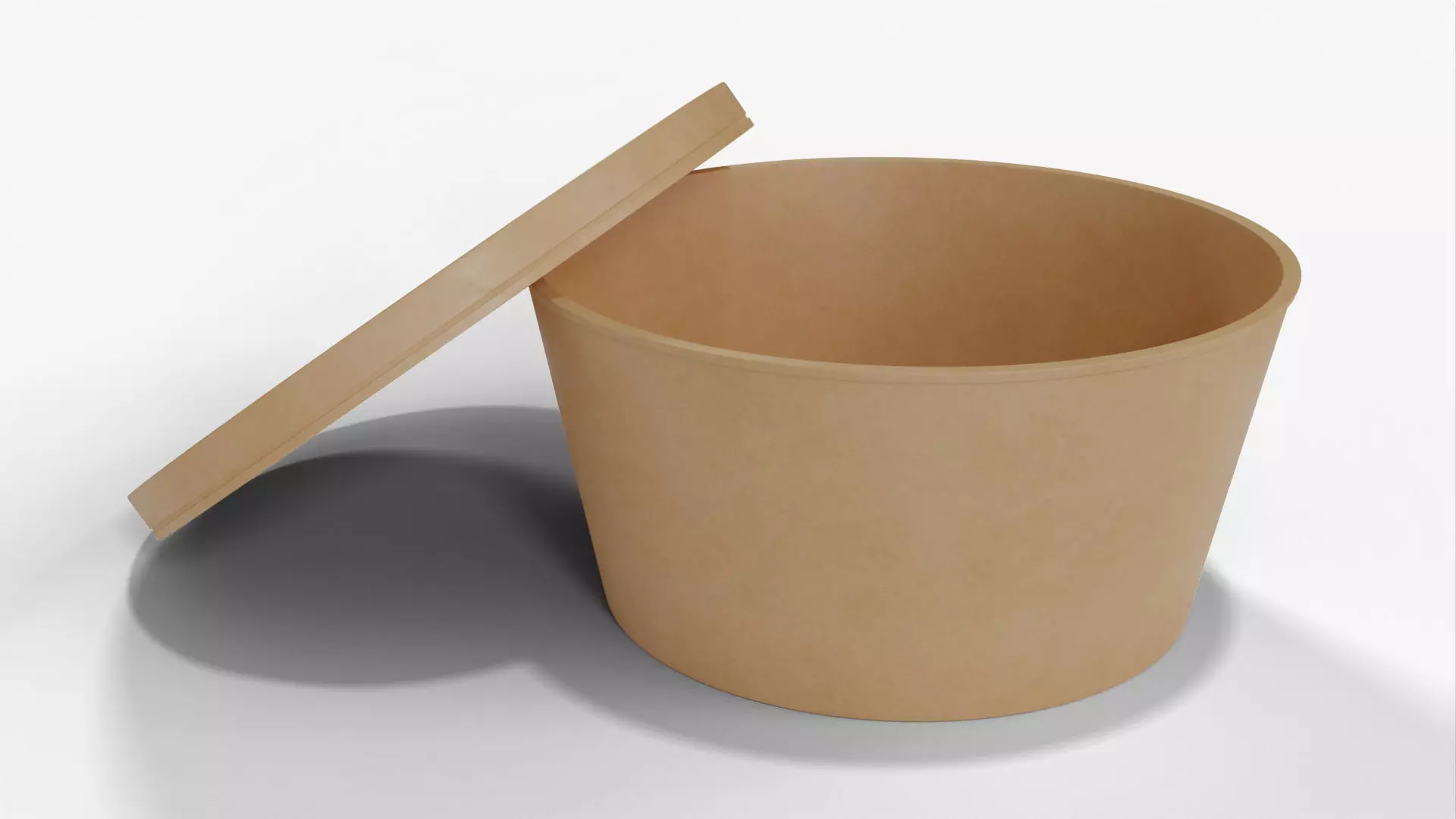 Paper Soup Cup - 26oz Open 3D model_0