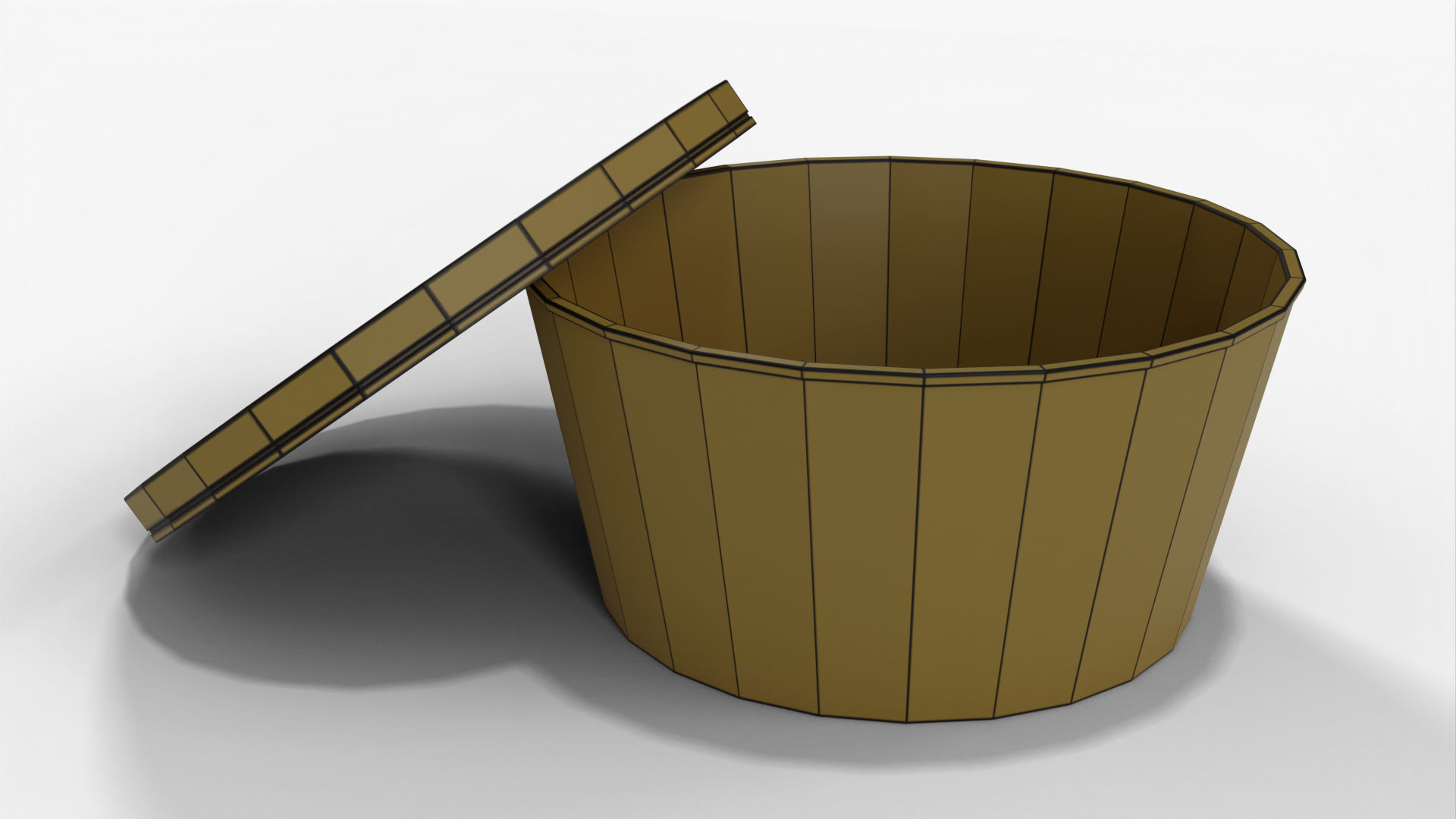 Paper Soup Cup - 26oz Open 3D model_12