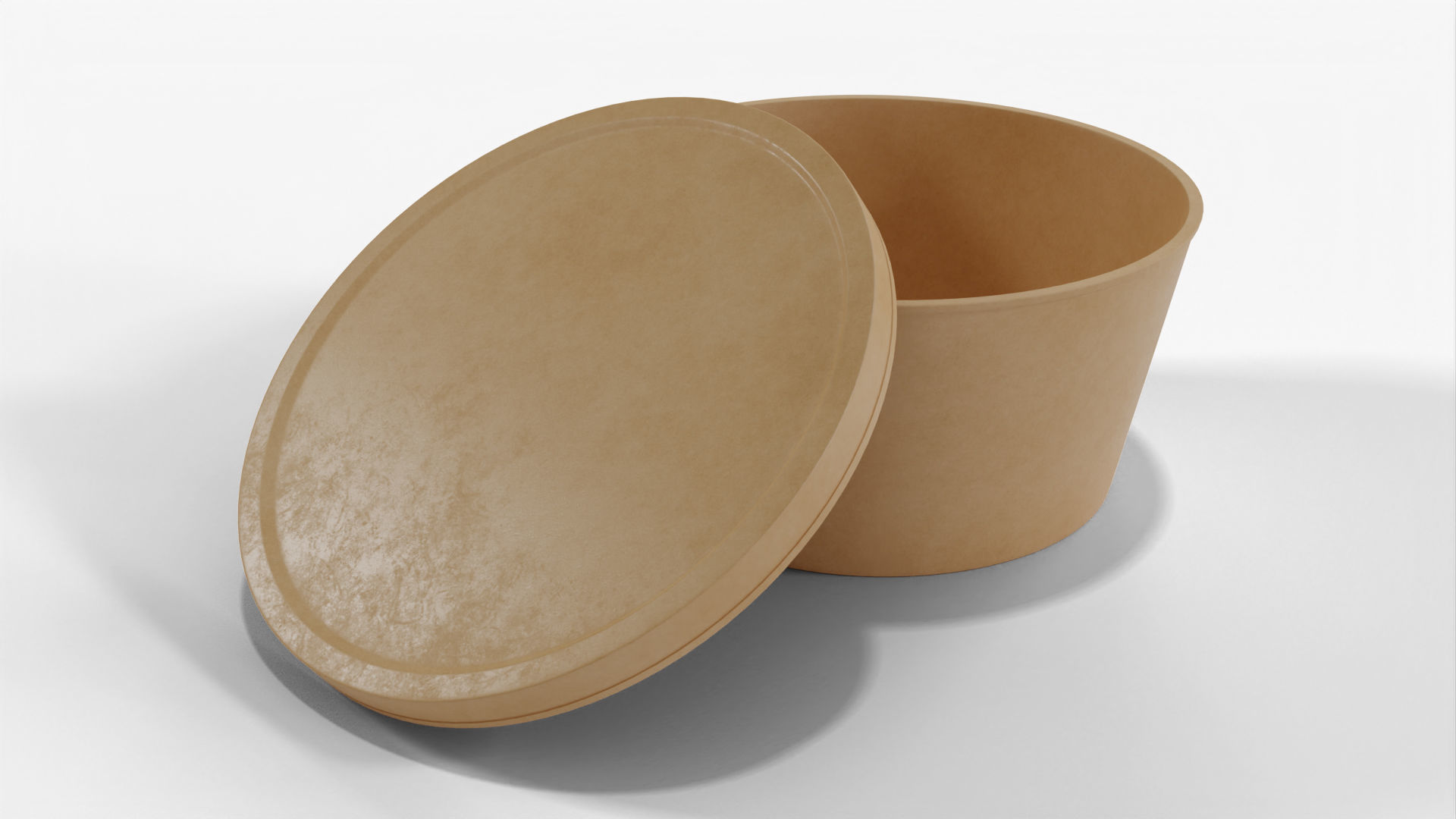 Paper Soup Cup - 26oz Open 3D model_3