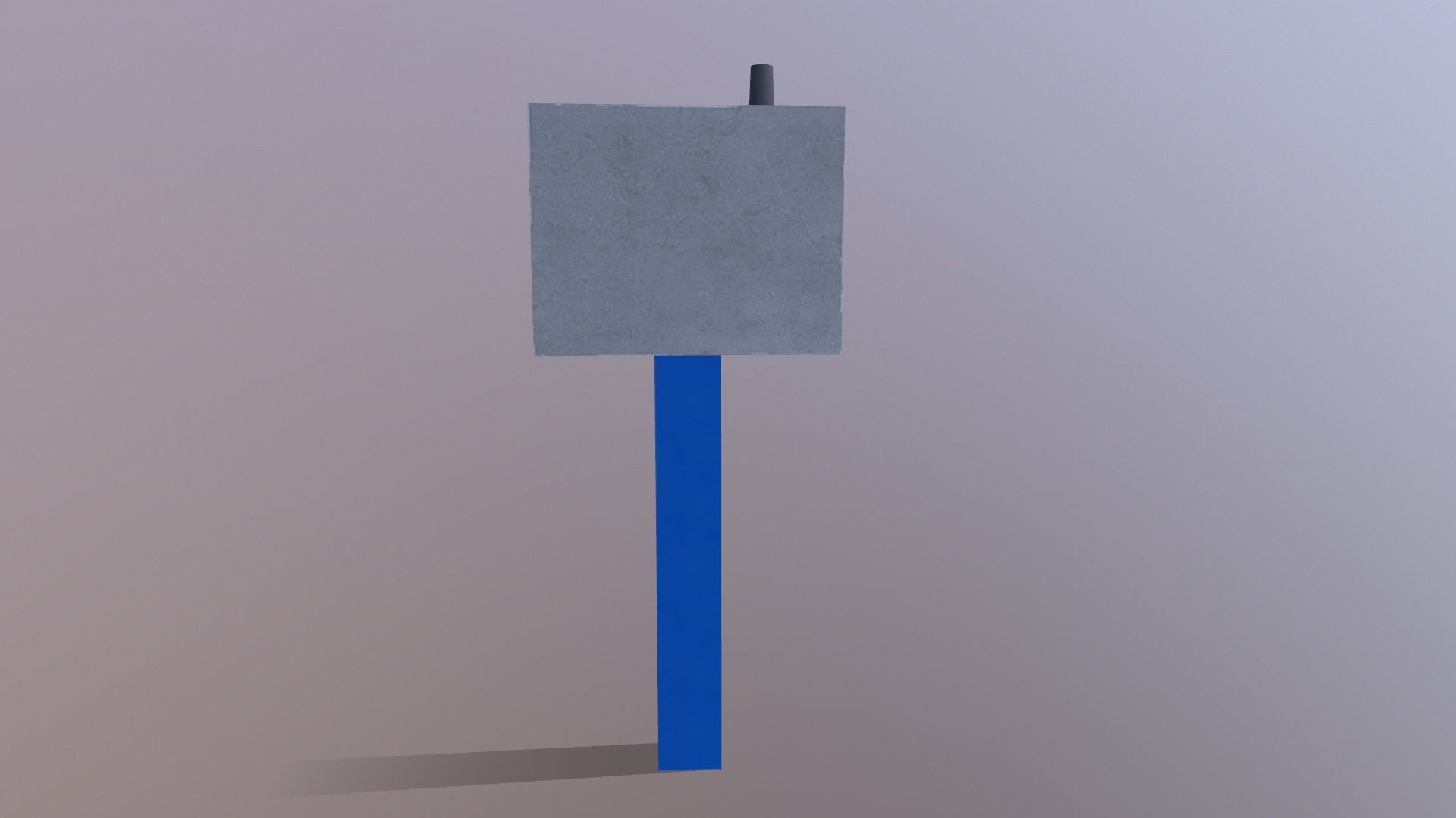 Electric Panel Low-poly 3D model_4