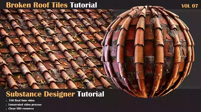 Broken Roof Tiles Tutorial - VOL 07  