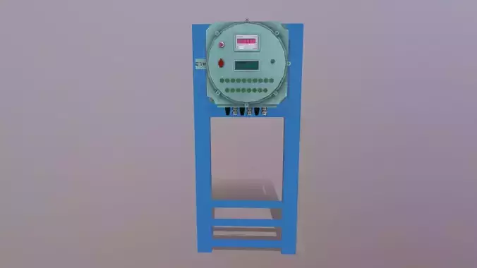 Electric Panel Low-poly 3D model