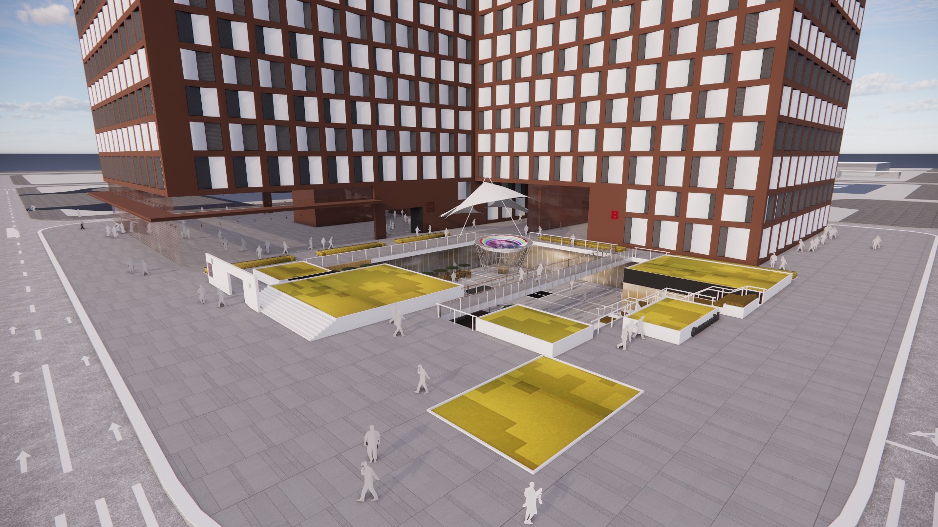 Urban Beacon Office Building 3D model_19